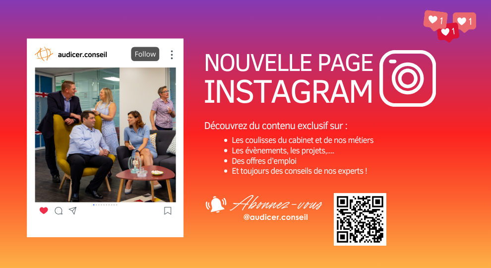 Audicer Conseil débarque sur Instagram !